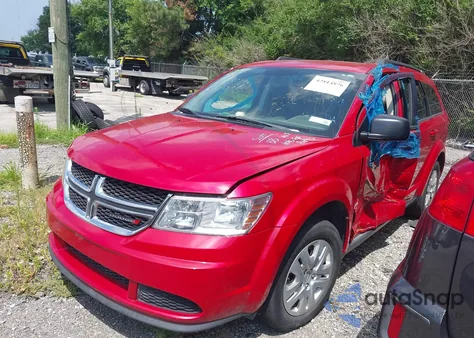 2014 Dodge Journey Se from USA, damaged, VIN 3C4PDCAB1ET238647